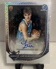 Liam McNeeley 🔥 2025/26 Bowman #BCA-LM Mojo Refractor Chrome Auto Rookie RC