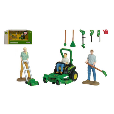 JOHN DEERE GARDEN PLAYSET 1:32 Britains Mezzi Agricoli e Accessori -D- Neues Mod
