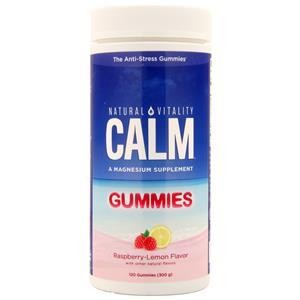 Natural Vitality Calm Gummies Raspberry-Lemon 120 gummy