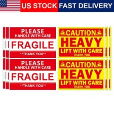 Fragile Heavy Labels 4x6 Inch 180 Pack Handle With Care Stickers Moving Boxes