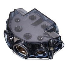 Car Audio Power and Ground Distribution Block 2 Way, Amplifier Splitter Box for