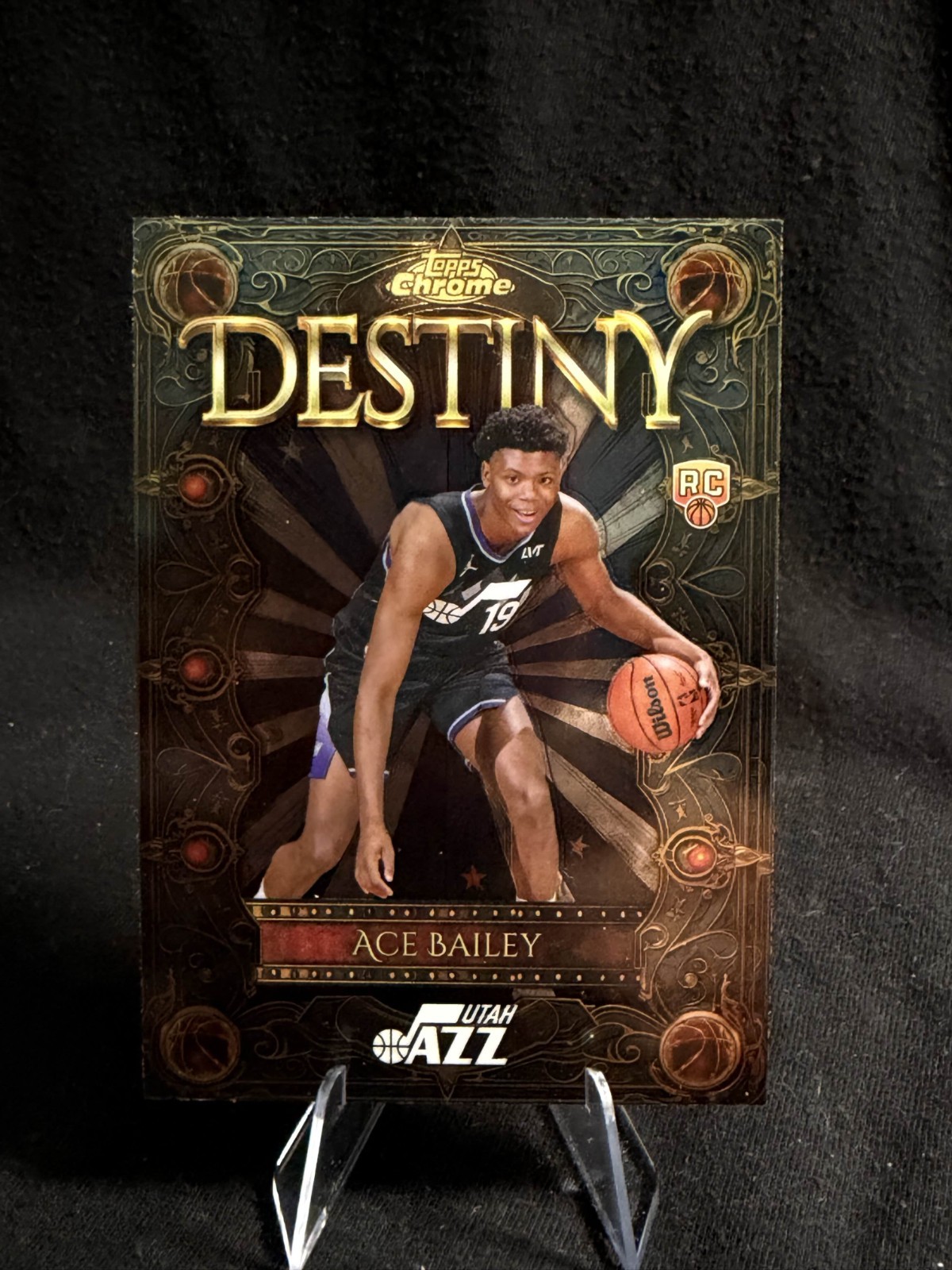 2025-26 Ace Bailey Topps Chrome DESTINY Rookie (RC) Card D-5