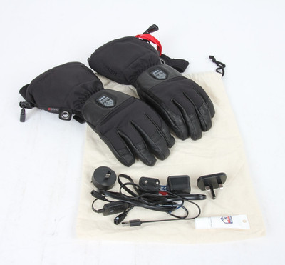 **MISSING BATTERIES**Hestra Heater Gauntlet Glove. Black, 7  /70093/