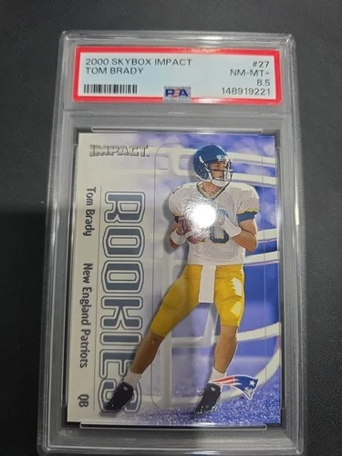 2000 Tom Brady Skybox Impact Rookie PSA 8.5 New Slab 🔥🔥🔥🔥🔥