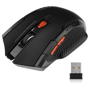 2.4G Souris de jeu sans fil 1600 DPI Ergonomie optique 6 Boutons pour PC portable US
