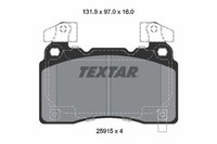 Bremsbelagsatz Scheibenbremse Vorne Textar 2591503 FÜR Cadillac Opel Tesla
