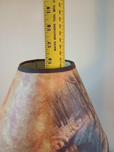 Whitetail Crossing LE Greg Alexander Bradford Exchange Accent Lamp 16" #A0859 - Picture 19 of 21