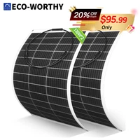 2pk ECO-WORTHY 260W Watt 12V Portable Flexible Solar Panel Deals