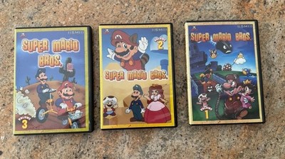 Super Mario Bros DVD Volume 1 2 3 Italienische Version Jetix Selten Anime Dvd