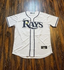 Junior Caminero Tampa Bay Rays Nike Adult XL Replica Jersey Brand New