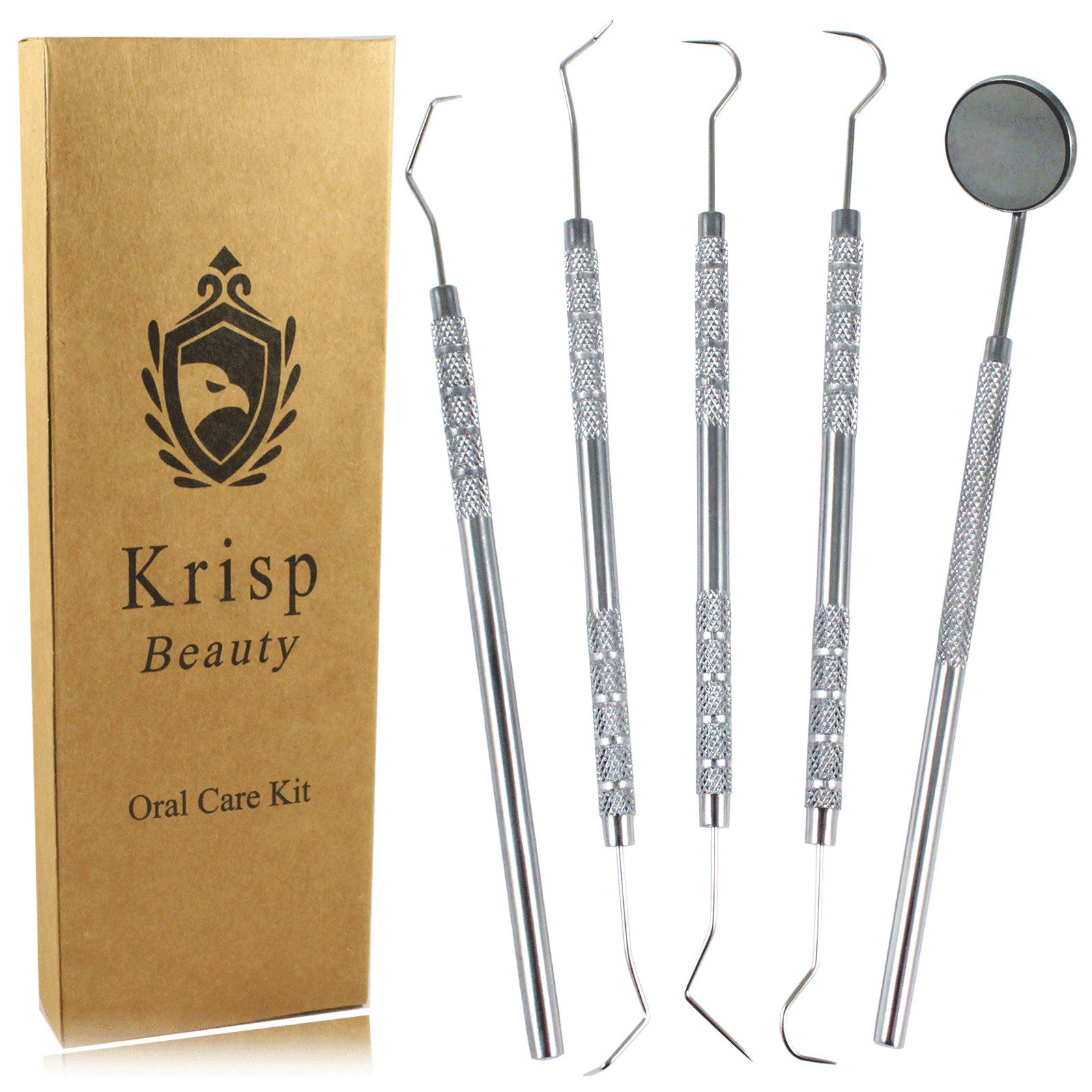 Dental Tooth Cleaning Kit Dentist Scraper Pick Tool Calculus Plaque Floss Oral