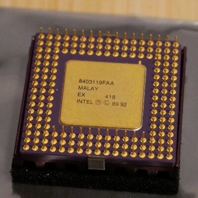CPU intel i486DX2 66mhz Intel i486 DX2 CPU 66 Mhz | eBay