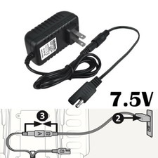 7.5V Charger Power Adapter for KIDTRAX PACIFIC CYCLE Disney Pixar Cars Tow Mater