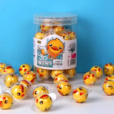 Fruit Flavored 3D Gummy Ball Candy Eyeball Gummies 30pcs Spherical Candy Treats