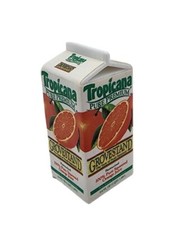 Vtg 90s Tyco Kitchen Littles Tropicana Orange Juice Barbie Doll Food Miniature