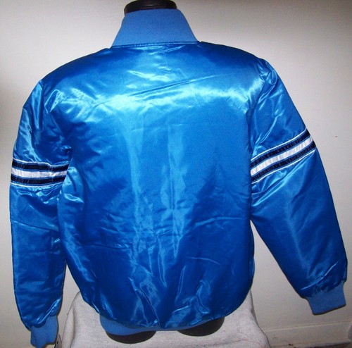 OKLAHOMA THUNDER Starter REVERSIBLE Satin Jacket BLUE & DARK BLUE XL - Bild 3 von 11