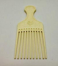 1980 S GOODY TEXTURED HAIR PICK LIFT TEASE COMB 6.5 CREAM COLORED