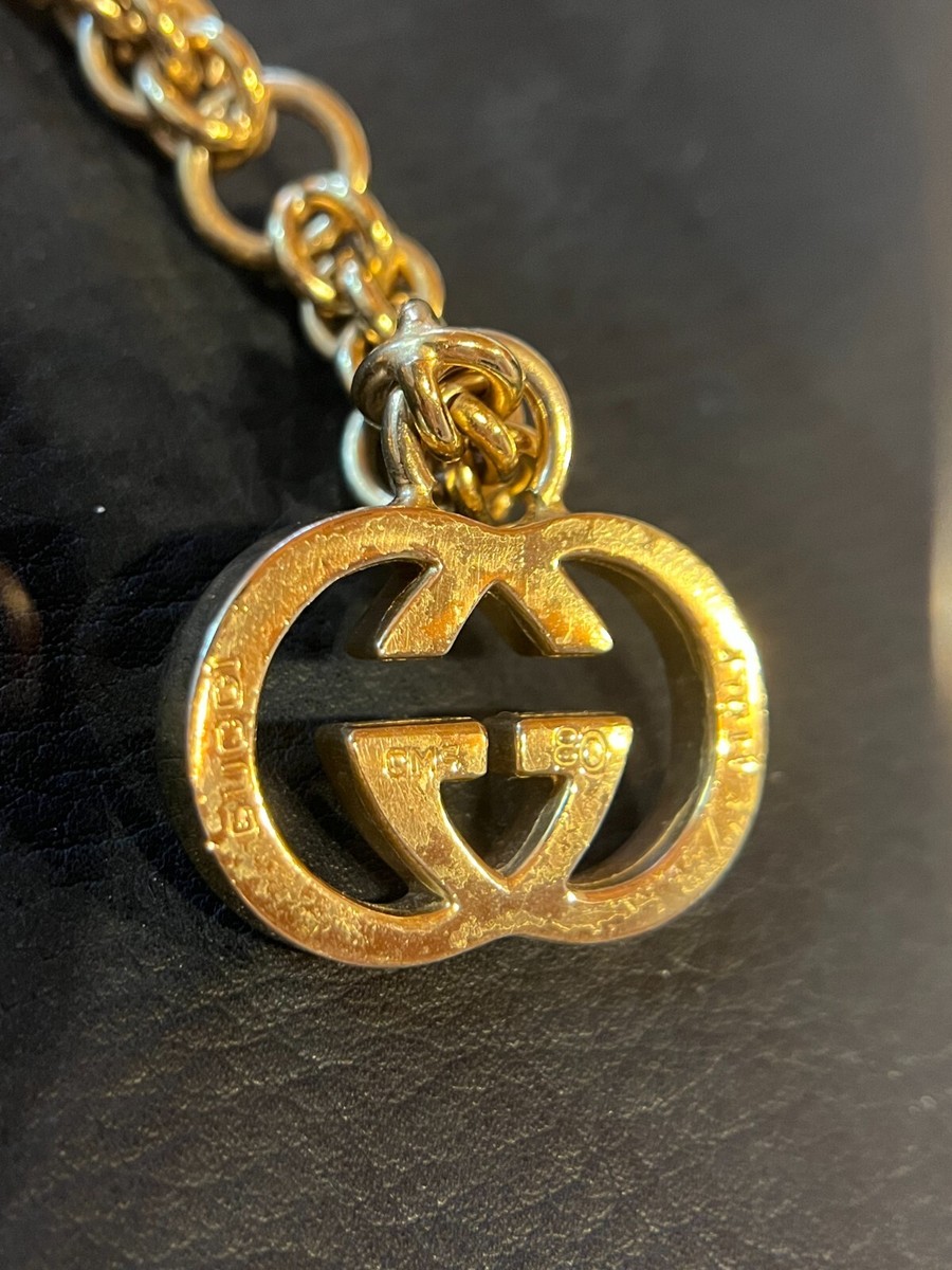 GUCCI BELT Chain AUTH Logo mark Vintage RARE Gold GG GUCCI BELT Chain AUTH Logo mark Vintage RARE Gold GG