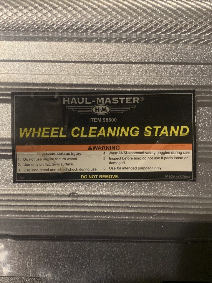 Aluminum Motorcycle Wheel Cleaning Roller Stand Haul Master 98800 eBay