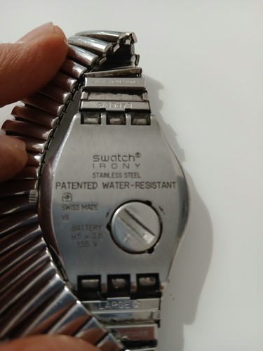Vintage Swatch Cool Days YGS716 Irony Silver Watch - Picture 4 of 5
