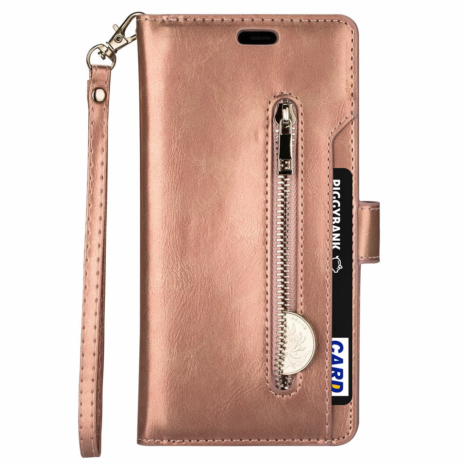 F IPhone 13 Pro Max Handy Flip Multi Card Pocket Wallet Stand Leather Case Cover - Image 2 of 4