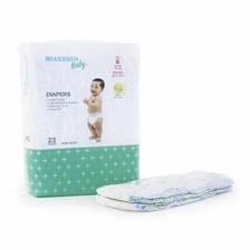 Unisex Baby Diaper Size 6 Disposable Heavy Absorbency Count of 1 By McKesson