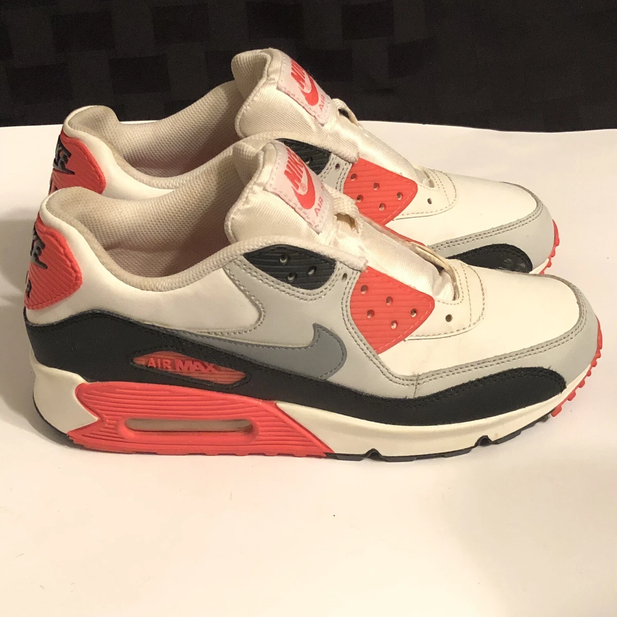 Nike Air Max 1 Essential 2012 Running Walking 7Y Shoe Red Orange 307793-137