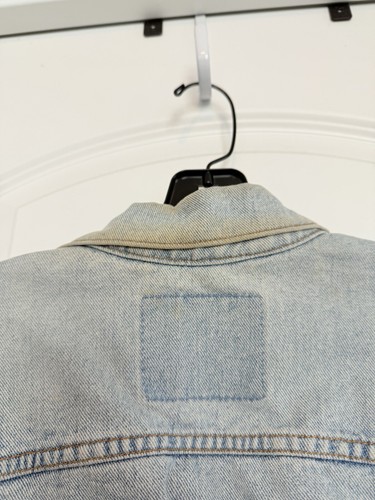 Vintage Levis Trucker Jacket Mens S Blue Light Wash Denim Jean USA 70506 4834 - Picture 14 of 14