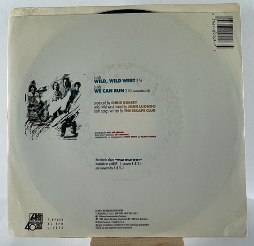 THE ESCAPE CLUB 45 RPM WILD, WILD WEST / WE CAN RUN—EX - Bild 2 von 5