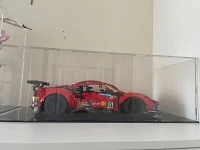 4mm Acrylic large display case for Lego 42125 Ferrari 488 GTE