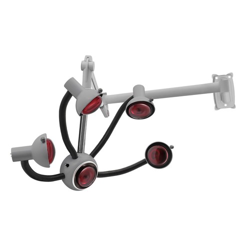 Secador de pelo de 5 cabezales montado en la pared con bombillas de calor infrarrojas 110 V 750 W - Imagen 11 de 22
