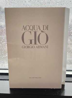 Giorgio Armani  Acqua Di Gio Pour Homme EDT Spray - Sample Size 1.2 ml - NEW