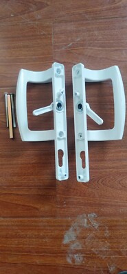 2 Maniglie Bianche Da 200 Mm, Kit Di Foratura, Maniglie Per Porte A Battente Maniglie Per Porte Scorrevoli In Alluminio 84449542 - Foto 7