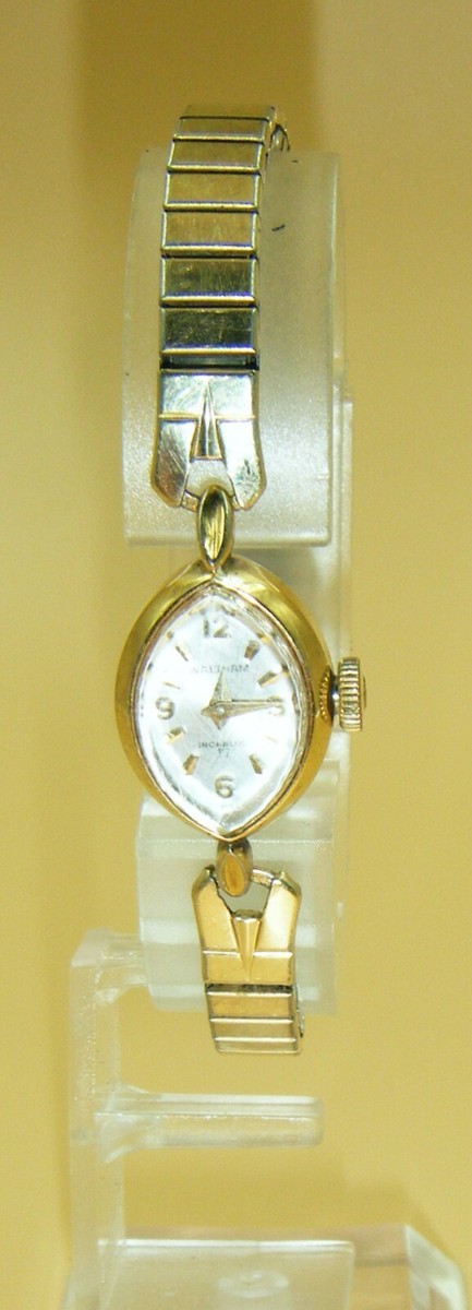 Vintage Waltham 17 Jewel Ladies Incabloc Mechanical Wind Up 