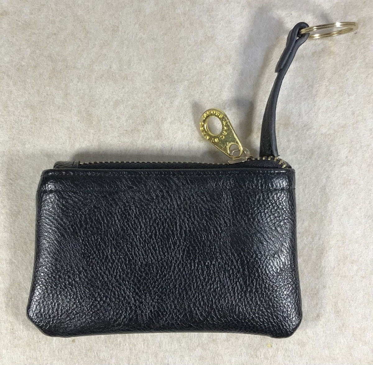 Marc by Marc Jacobs Key Pouch Coin Purse Cow Leather Black