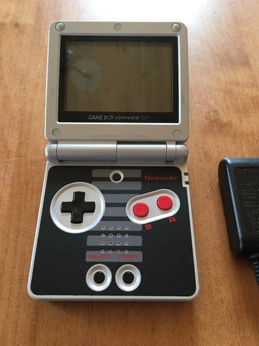 nintendo game boy advance sp handheld console nes edition gba