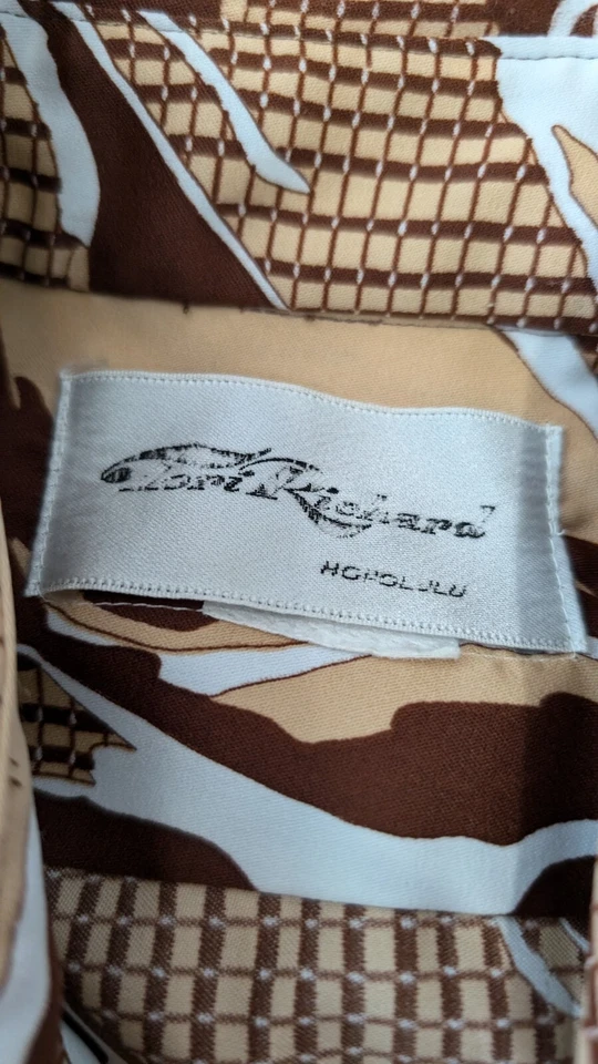 Camisa Aloha Vintage Tori Richard Manga Longa  - Imagem 2 de 4