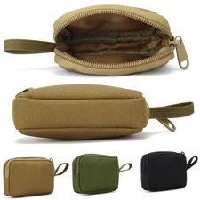 Tactical Military Wallet Key Pouch Zipper Small Waist Bag EDC Mini Coin Purses