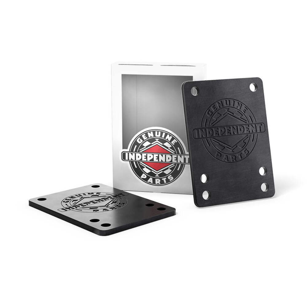 Independent Genuine Parts 1/8 in Shock Riser Pads Black