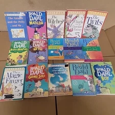 Lot of 8 Roald Dahl Series BFG TWITS MATILDA BOY Kid Chapter Book MIX RANDOM SET