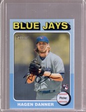 HAGEN DANNER 2024 Topps Heritage Mini #495 Blue Border Parallel #23/25 Rookie RC