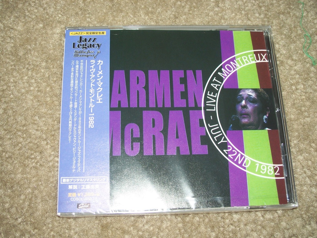Carmen McRae - Live at Montreux 1982 CD Japan IMPORT Jazz for sale