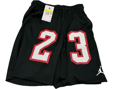 Size Small- Nike Air Jordan 23 Essentials Mesh Shorts BRED DX9671-010 Brand New!