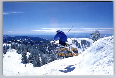 C.1995 BOISE NATIONAL FOREST, ID BOGUS BASIN SKI RESORT SKIER JUMP Postcard P74