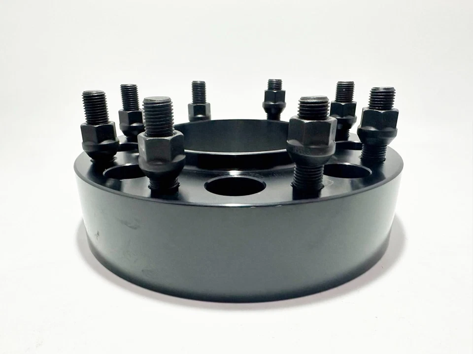 2 Wheel Adapters 8x6.5 To 8x180 Hub Centric 2" Thick For Chevy GMC 2500 HD 3500 - Image 3 of 4