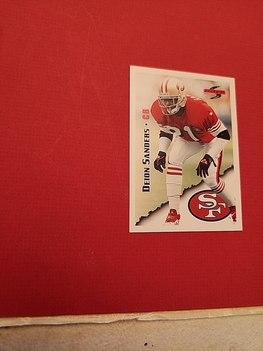 Lot of (6) Different Deion Sanders Football Cards w Inserts - Falcons/49ers HOF - Bild 7 von 7
