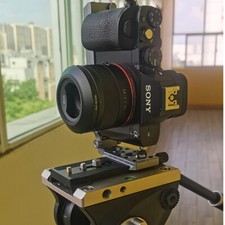 Manfrotto-Type Quick Release Plate With Arca-Type Clamp For Camera For Camera