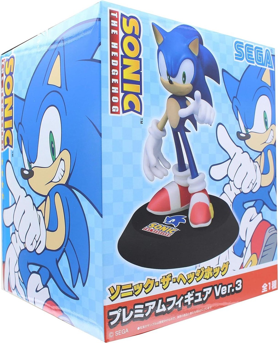 Sega Sonic the Hedgehog Premium Figure Ver.3 1 Type Japan Import
