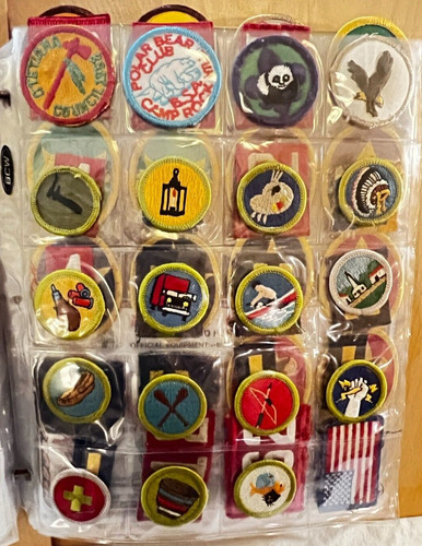 1950's Aloha & Otetiana Councils, Cub Scouts Badges,  - RARE FIND!