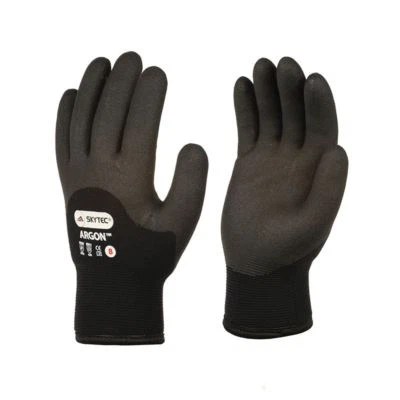 SKYTEC Argon Thermal Insulated Cold Winter Warm Wet Grip Work Gloves -50 C